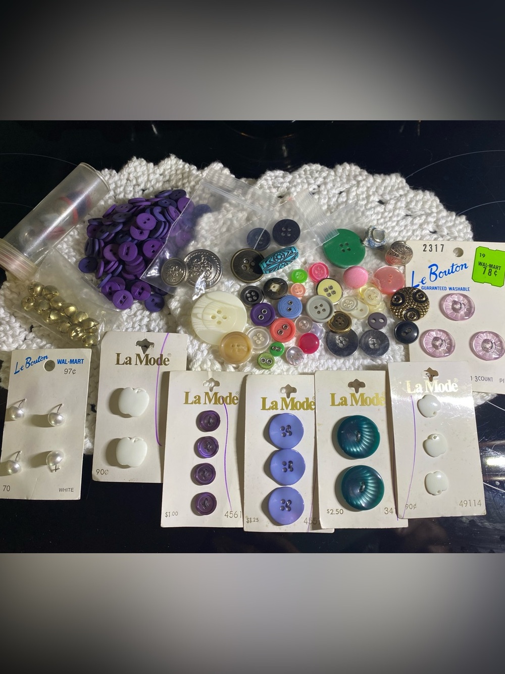 Vintage Button Craft Sewing Bundle
